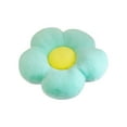 thumbnail image 3 of Adorable Sunflower Plush Cushion Pillow - Soft Floral Seat Pad for Sofa, Living Room & Bedside Window Seat, Decorative Flower Pillow for Home & Office Chair Comfort & Ambiance, 13.78in, Green, 3 of 6