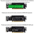 thumbnail image 4 of PCIE 4.0 Carte de Riser d'Expansion de Diviseur de Canal 8 + 4 + 4hyper Ultra Quad VROC M.2 NVMe Carte de Riser d'Expansion de Port, 4 of 6