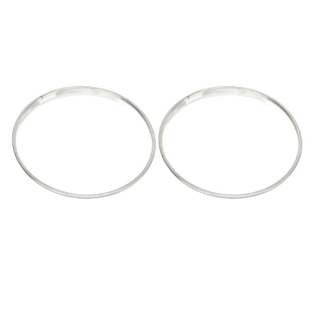 Drumhead, 2pcs Polyester Film Drum Head 8in Great Rebounding For Performance Transparent,Black
