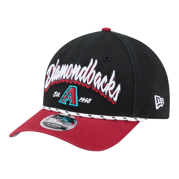 Men's New Era Black/Red Arizona Diamondbacks Team Loyal 9FORTY M-Crown Adjustable Hat