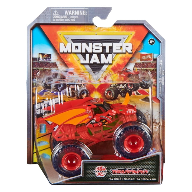 Monster Jam: Bakugan Dragonoid Escala 1/64 Spin Master Games 6064603