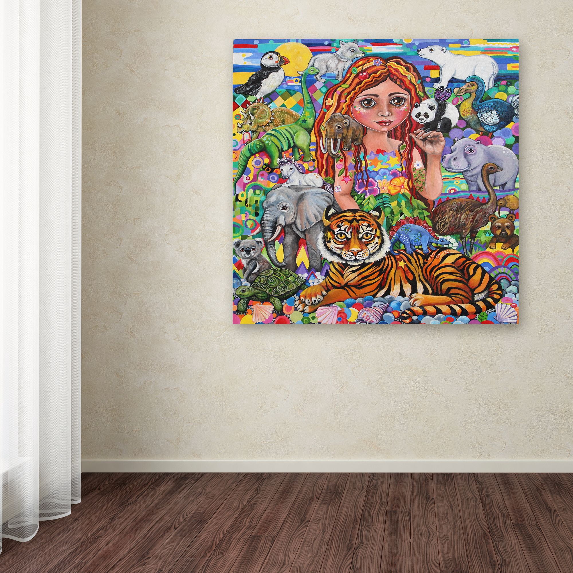 Trademark Fine Art 'The Mother' Canvas Art by Lynda Bell