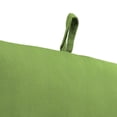 thumbnail image 4 of Jordan Manufacturing Sunbrella 44" x 22" Canvas Gingko Green Solid Rectangular Outdoor Chair Cushion with Ties and Hanger Loop, 4 of 11