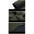 thumbnail image 3 of Mens Puffer Jackets Men Jacket Windbreaker Parka Men Cotton Fleece Thickened Winter Jacket Men Coat Zip Clothing Plus Size Men Warm Parka, 3 of 5