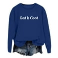 thumbnail image 1 of WEAIXIMIUNG Sweatshirts pour Femmes avec Fermetures Éclair Pull à Capuche Imprimé Lettre Col Rond pour Automne & Hiver, 1 of 3