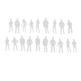 thumbnail image 3 of lionlar 1:75 scale model miniature white figures Architecture model peoples, 3 of 9