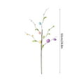 thumbnail image 4 of AZXY Easter Flower Decorations Artificial Easter Stems with Pastel Easter Eggs and Greenery for Spring Floral Arrangements Home Vase Decor Tabletop Centerpieces (24.8in), 4 of 7