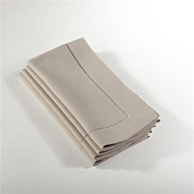 SARO 6100C.T20S Serviette de Table Carrée Lumineuse de 20 Po - Taupe Lot de 4