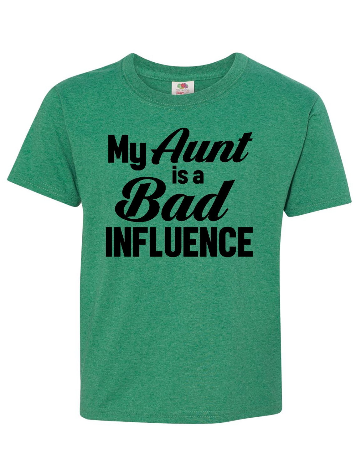 aunt bad influence t shirt