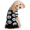 thumbnail image 1 of Suéter cálido de invierno para perros, suéter para mascotas de Halloween con Calavera, ropa para mascotas, suéter de otoño para perros MFZFUKR BST2001471-2, 1 of 6