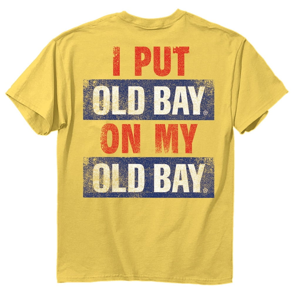 Land of the Free Home of Old Bay T-Shirt Seafood Seasoning Spice Rub Crab Adult