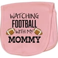 thumbnail image 2 of Inktastic Watching Football with My Mommy Baby Burp Cloth, 2 of 3