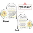 thumbnail image 3 of Daughter Acrylic Heart Sign Plaque Gift from Mom,Desk Decor for Daughter,Gifts for Daughter,Gift for Daughter Adult,Never Forget That You Are My Sunshine Sign Mother Daughter Gifts, 3 of 6