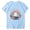 #022-Light Blue, variant on Cutuoiiu Women's Happy Easter Day Cute Funny Rabbit Prints Summer Crewneck Short Sleeve T-Shirts Gifts