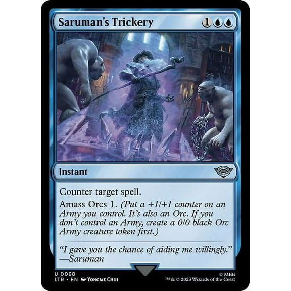 MtG Tales of Middle-Earth Uncommon Saruman's Trickery #68