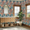 thumbnail image 4 of Peel and Stick Wallpaper 23.6in x 9.8ft Abstract Geometric Bold Color Blocks Stripes Contact Paper Vinyl Waterproof Self Adhesive Wall Paper for Bedroom Shelf Cabinet Renter Friendly, 4 of 8