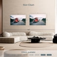 thumbnail image 4 of Elephant Stock Semi Truck Wall Art - Horizontal Canvas Wall Art - Living Room Wall Decor - Transportation Canvas - Black And Red Decor - 48" x 32", 4 of 8