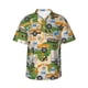 thumbnail image 1 of Fotbe Construction Machinery1 Camisa Hawaiana para Hombre Unisex – Camisa Casual de Verano con Botones de Manga Corta de Algodón y Lino,X-Large, 1 of 7