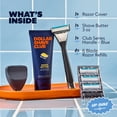 thumbnail image 2 of Set de afeitado Dollar Shave Club The VIP con 4 cartuchos de recarga, 2 of 7