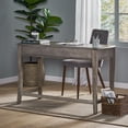 thumbnail image 1 of Bureau Debout Réglable avec Dessus Relevable et Rangement Caché / Bureau de 47 Pouces pour la Maison Ou le Travail / Bureau Gris Moderne au Design Champêtre Élégant, 1 of 6