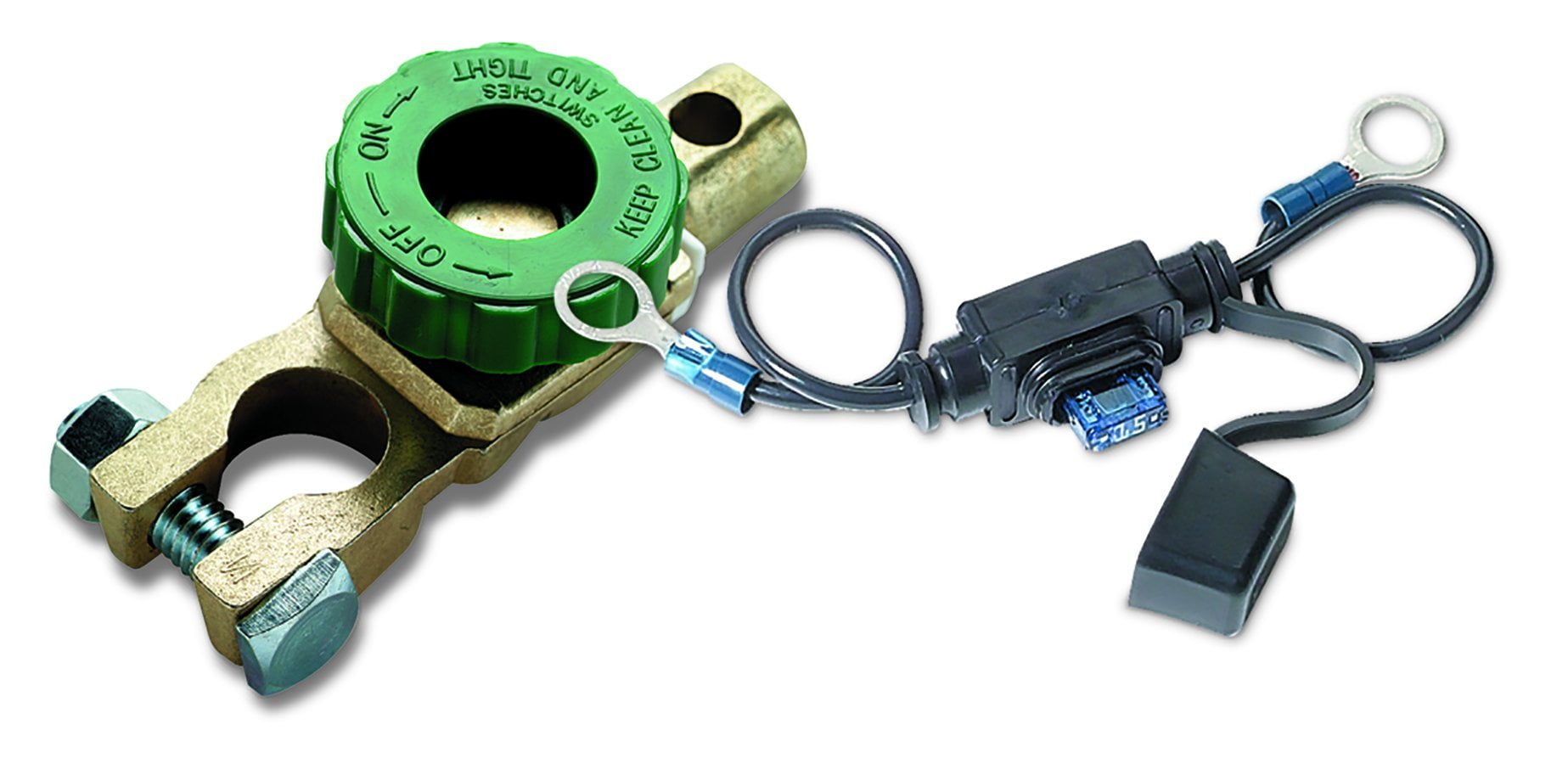 Battery Doctor 20309 Compact Battery Switch With Fused Bypass, Top