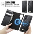 thumbnail image 3 of CaseMe Wallet Case for Samsung Galaxy S26 Ultra Compatible with Magsafe, 2-in-1 PU Leather【RFID Blocking】Flip Card Holder Stand Shockproof Magnetic Detachable Cover for Samsung Galaxy S26 Ultra 6.9", 3 of 10