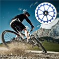 thumbnail image 2 of Advancent Polea de cambio trasero de bicicleta profesional de 18T, rodamiento de cerámica ligera, rueda jockey, polea de cambio trasero, rueda Ciclismo Azul, 2 of 5