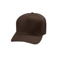 thumbnail image 1 of Top Headwear Casquette Snapback en Sergé de Coton Poly - Chocolat, 1 of 2