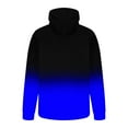 thumbnail image 4 of SwiftWear Hoodies for Men Casual Fashion Pocket Gradient Color Pullover Long Sleeve Tops Hooded Sweatshirt, Blue XXXL, 4 of 5