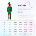 thumbnail image 7 of Miutii Kids Christmas Santa Helper Elf Deluxe Set Xmas Party Stage Performance Outfits Green 9-10, 7 of 7