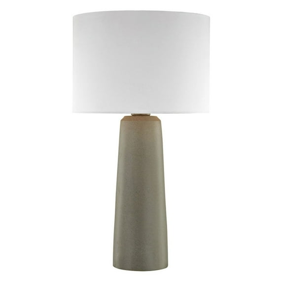 Elk Home 15-Inch Wide Eilat Table Lamp, Transitional-Polished Concrete