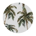 thumbnail image 4 of PIKWEEK Table Cover Palm Leaves with Lush Branches and Leaves, Tropical Jungle Palm Leaves with Charming Colors White, 4 of 8