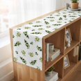 thumbnail image 6 of Table Runners 108 Inches Long Dress Scarves, Green Olive Branches Farmhouse Coffee/Dining/Kitchen Table Runner for Living Room, Spring Pastoral Leaves Botanical 13x108 Inch, 6 of 9