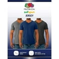thumbnail image 3 of Fruit of the Loom Men's Soft Short Sleeve Lightweight V-Neck T-Shirt - 2 Pack, 3 of 4