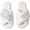 MRS, variant on MRS Pearl Plush Slippers, White Open Toe Bridal House Shoes, Size 40-41