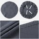 thumbnail image 4 of Fundas para Asiento de Silla Fuloon 4 piezas, removibles y lavables, gris, 4 of 7