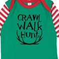 thumbnail image 4 of Inktastic Crawl, Walk, Hunt Boys or Girls Long Sleeve Baby Bodysuit, 4 of 5