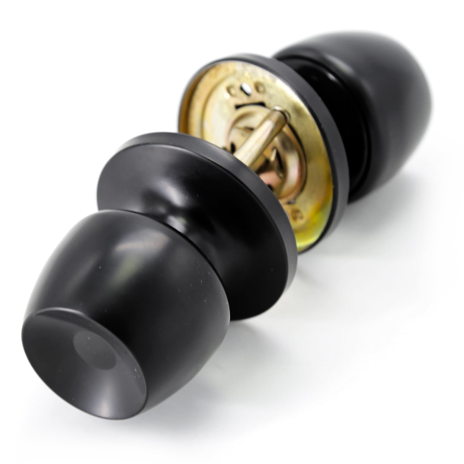 Versa Door Knob Black Passage Door Handle 10 Pack by Villar Home Designs