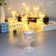 thumbnail image 2 of Paquete de 2 mini lámparas de escritorio LED acrílicas de cristal transparente blanco cálido, mini lámpara de mesa, adecuada para una fiesta infantil, tocador para niños, 2 of 5