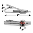 thumbnail image 3 of Aquaman Movie Black Manta Chibi Character Round Tie Bar Clip Clasp Tack Silver Color Plated, 3 of 6