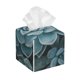 thumbnail image 1 of Balery Blue Color Cactus Porta Pañuelos de Cuero con Estampado – Funda Moderna Cuadrada para Caja de Pañuelos, Dispensador 5x5x5'', 1 of 7