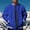 (Casual 72)Dark Blue, variant on Mens Jackets Winter Outerwear Casual Fall Fashion Solid Color Long-sleeved Windproof Pull-over Collar Buttoned Pockets Thick Outer Tops