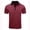 Wine, variant on zfhfof Mens Quarter-Zip V Neck Polo Shirts Slim Fit Short Sleeve Athletic T-Shirt Summer Casual Work Shirt