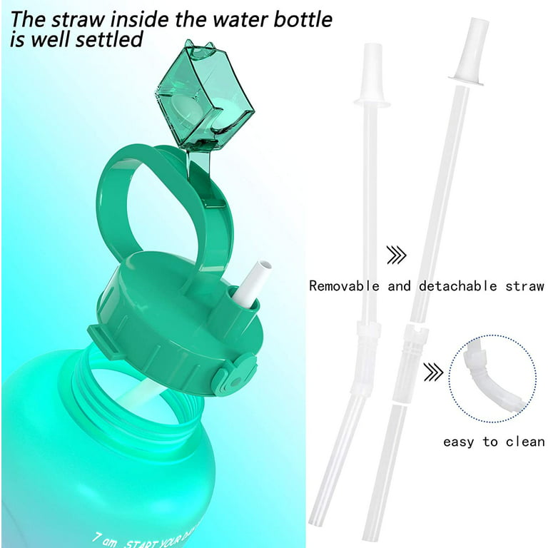 1 Gallon Water Bottle with Straw & Chug lid (optional), BPA Free Dishwasher  Safe 128oz Large Water B…See more 1 Gallon Water Bottle with Straw & Chug