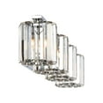 thumbnail image 3 of Quoizel Platinum Collection Divine 4-Light 31.5" Bathroom Vanity Light in Polished Chrome, 3 of 4