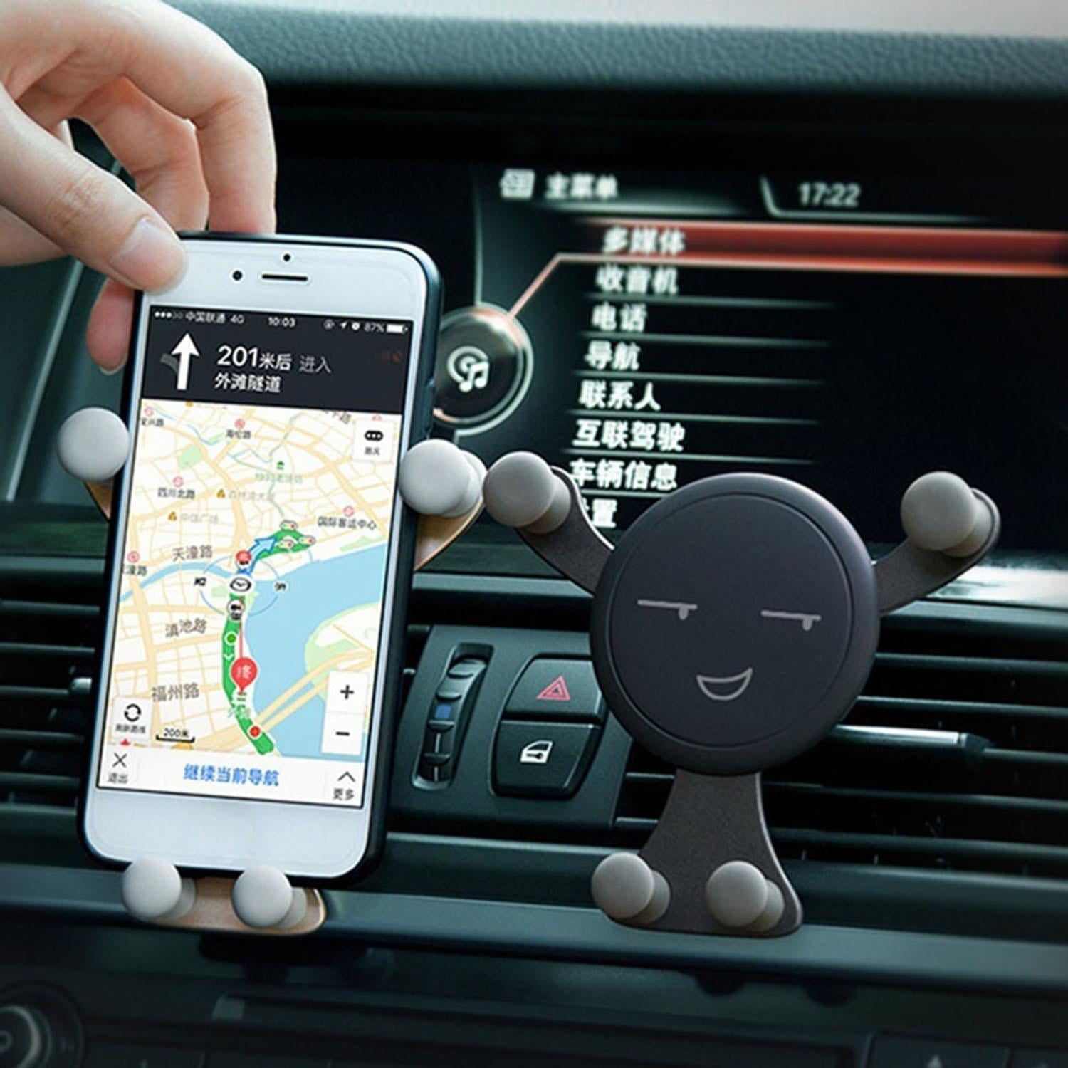 Kirken Car Mobile Phone Stand Stand Mini Cute Cartoon Phone Holder Brackets for Mobile Phone