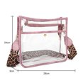 thumbnail image 3 of Bolso bandolera transparente de PVC transparente Bolso de viaje informal Simple para deportes de concierto, 3 of 6
