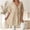 Khaki, variant on Vivianyn HD Women's V Neck Swiss Dot Peplum Tops, Short Sleeve Loose Fit Tunic Blouses for Casual Wear,Khaki,Size XL-XXXXXL