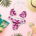 thumbnail image 6 of Pink Monkey Gorilla Detachable Sponge Adjustable Strap Bikini Set Two-Pack Swimsuits Swimming Suits Applicable Scenes, 6 of 6