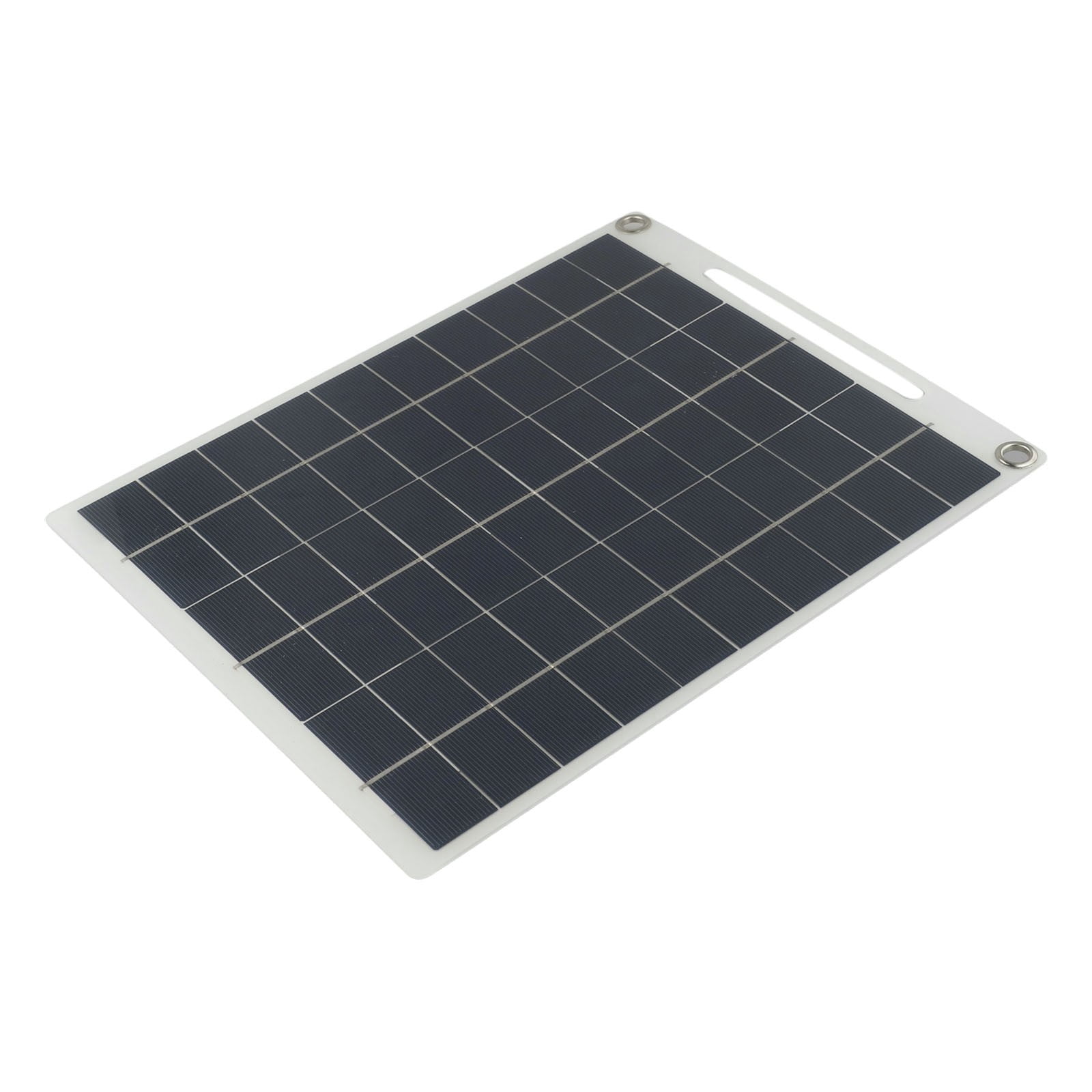 CHENGSI for 30W 5V Outdoor Solar Charger Panel Dual USB Flexible Charging Board Waterproof High-Efficiency Polycrystalline Silicon Cell with Carabiners for Mobile Phones Cameras